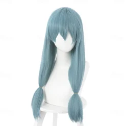 Anime Blue Halloween Cosplay Party Wigs
