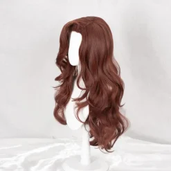 Anime Monster High Cosplay Clawdeen Wolf Cosplay Wig Long Curly Brown Halloween Wigs