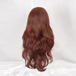 Anime Monster High Cosplay Clawdeen Wolf Cosplay Wig Long Curly Brown Halloween Wigs