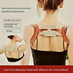 Anti Hunchback Posture Corrector Upper Back Brace for Men and Women Adjustable Back Straightener Support for Back