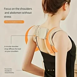 Anti Hunchback Posture Corrector Upper Back Brace for Men and Women Adjustable Back Straightener Support for Back