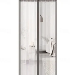 Anti Mosquito Insect Curtain Magnetic Door Screen, Garden Magnetic Fly Insect Door Screen Curtain Mosquito, Ultra Seal Magnets Close Automatically Keep Fresh Air in