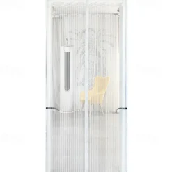 Anti Mosquito Insect Curtain Magnetic Door Screen, Garden Magnetic Fly Insect Door Screen Curtain Mosquito, Ultra Seal Magnets Close Automatically Keep Fresh Air in