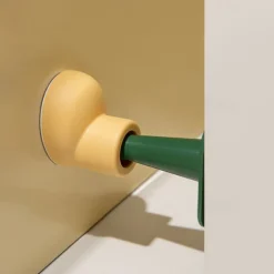 Anti-Collision Door Stopper Creative Silicone Door Stopper Non-Punching Toilet Top Door Stopper New Silent Toilet Door Stopper