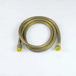 Antique Brass Wall Mounted Shower Faucet, Two Handles Two Holes Bathtub Shower Mixer Taps Contain with Handshower and Valve and Hot/Cold Water