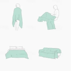 Anti-Scratch Cat Sofa Cover Blanket Sofa Slipcover,Soft Fuzzy Bedding Blankets ,Furniture Protector from Pet Scratch, Premium Fluffy Blankets Plush Fleece Throw Dog Bed