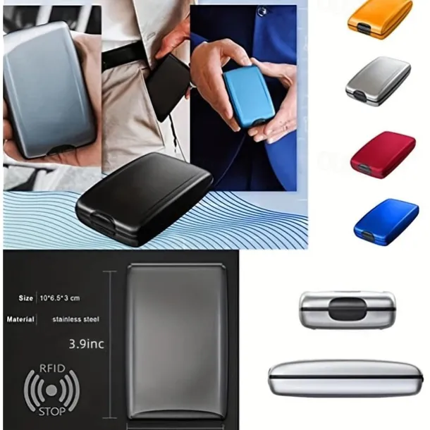 Anti-Theft Wallet Mini Portable Storage Bag Lightweight Credit Card Case, Minimalist Bag