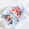 11.8"(Approx.30cm) Doll Reborn Baby Doll lifelike Cute Non Toxic Creative Vinyl with Clothes and Accessories for Girls' Birthday and Festival Gifts
