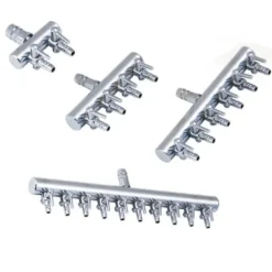 Aquarium Accessories 2 4 6 8 10 Ways Aquarium Inline Air Splitter Control Valve For Oxygen Pump Hose Inlet Dia