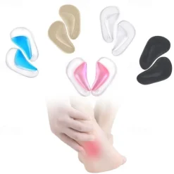 Arch Support Insoles For Flat Feet (Suitable Night And Home Use And Replace Them Regularly) Gel Arch Inserts For Plantar Fasciitis Adhesive Arch Pads For Pressure And Foot Pain Relief
