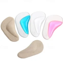 Arch Support Insoles For Flat Feet (Suitable Night And Home Use And Replace Them Regularly) Gel Arch Inserts For Plantar Fasciitis Adhesive Arch Pads For Pressure And Foot Pain Relief