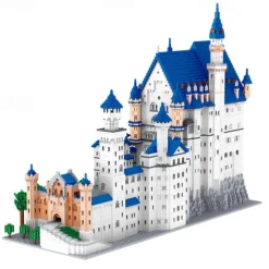 Architecture Neuschwanstein Castle Micro Building Blocks Set11810PCS - World Famous Architectural Model Toys Gifts for Kids and Adults