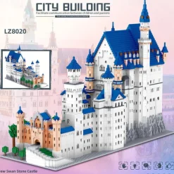 Architecture Neuschwanstein Castle Micro Building Blocks Set11810PCS - World Famous Architectural Model Toys Gifts for Kids and Adults