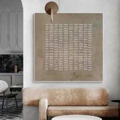 arge Abstract Canvas ArtGray Minimalist Abstract Painting Nordic Abstract Painting Living Room Abstract Painting Boho Abstract Wall Art