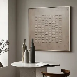 arge Abstract Canvas ArtGray Minimalist Abstract Painting Nordic Abstract Painting Living Room Abstract Painting Boho Abstract Wall Art