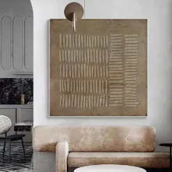 arge Abstract Canvas ArtGray Minimalist Abstract Painting Nordic Abstract Painting Living Room Abstract Painting Boho Abstract Wall Art