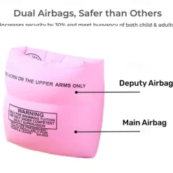 Arm Floaties for Kids and Adults - Pool Floats Arm Bands Inflatable Swim Rings PVC Arm Floater for Toddlers Kids 3-5-6-12 Years