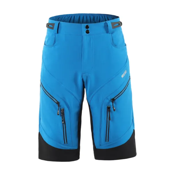 Arsuxeo Men's Bike Shorts Cycling MTB Shorts Bike Shorts Pants Relaxed Fit Mountain Bike MTB Road Bike Cycling Sports Breathable Quick Dry Moisture Wicking Waterproof Zipper Black Army Green