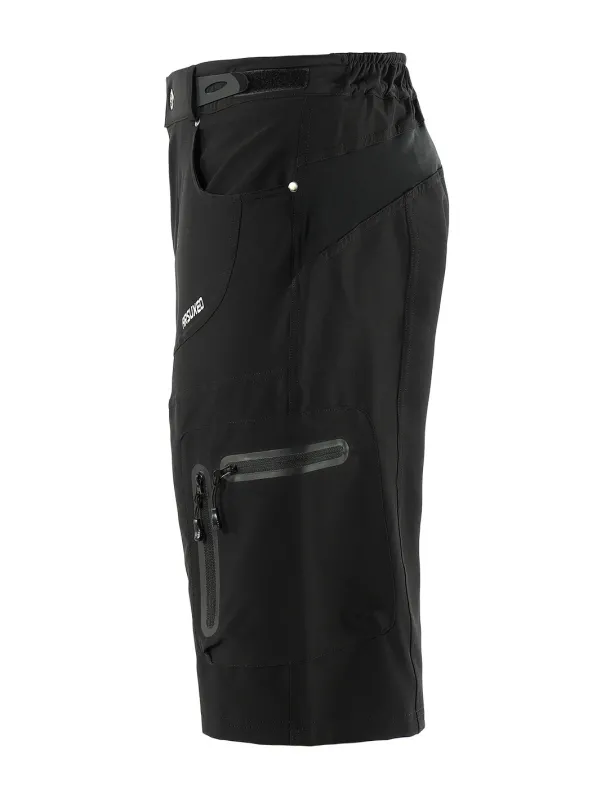 Arsuxeo Men's Bike Shorts Cycling MTB Shorts Bike Shorts Pants Form Fit Mountain Bike MTB Road Bike Cycling Sports Waterproof Multi-Pockets Breathable Quick Dry Black Army Green Polyester Spandex