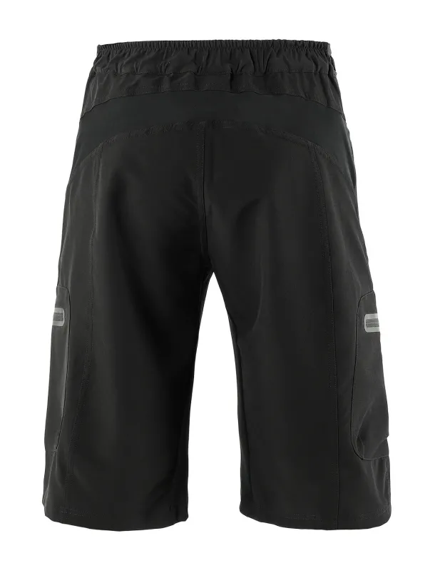 Arsuxeo Men's Bike Shorts Cycling MTB Shorts Bike Shorts Pants Form Fit Mountain Bike MTB Road Bike Cycling Sports Waterproof Multi-Pockets Breathable Quick Dry Black Army Green Polyester Spandex