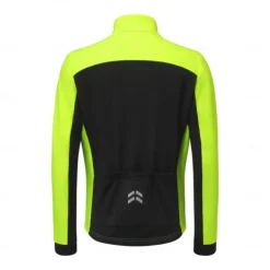Arsuxeo Men's Cycling Jacket Fleece Jacket Winter Cycling Warm Moisture Wicking Breathability Bike Jacket Hoodie Mountain Bike MTB Road Bike Cycling City Bike Cycling Black Orange Green Bike Wear