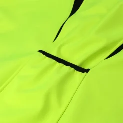 ARSUXEO Men's Cycling Jacket Bike Jacket Winter Softshell Fleece Jacket Top Windproof Waterproof 15-k Warm UP Thermal Breathable Stripe Polyester, Spandex, Fleece Winter Orange Red Light Green Road