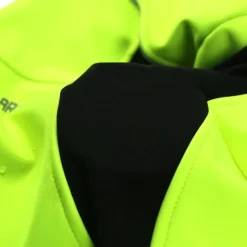 ARSUXEO Men's Cycling Jacket Bike Jacket Winter Softshell Fleece Jacket Top Windproof Waterproof 15-k Warm UP Thermal Breathable Stripe Polyester, Spandex, Fleece Winter Orange Red Light Green Road