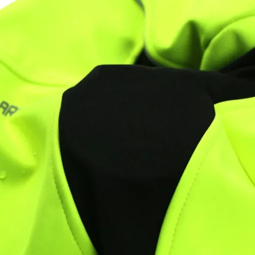ARSUXEO Men's Cycling Jacket Bike Jacket Winter Softshell Fleece Jacket Top Windproof Waterproof 15-k Warm UP Thermal Breathable Stripe Polyester, Spandex, Fleece Winter Orange Red Light Green Road