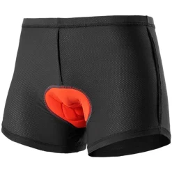 Arsuxeo Men's Cycling Under Shorts Cycling Underwear Black Bike Underwear Shorts Padded Shorts Chamois Mountain Bike MTB Road Bike Breathable 3D Pad Quick Dry Anatomic Design Sports Polyester Coolmax®