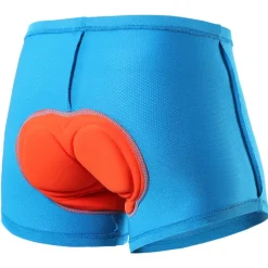 Arsuxeo Men's Cycling Under Shorts Cycling Underwear Black Bike Underwear Shorts Padded Shorts Chamois Mountain Bike MTB Road Bike Breathable 3D Pad Quick Dry Anatomic Design Sports Polyester Coolmax®