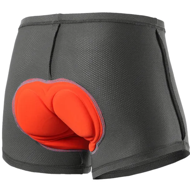 Arsuxeo Men's Cycling Under Shorts Cycling Underwear Black Bike Underwear Shorts Padded Shorts Chamois Mountain Bike MTB Road Bike Breathable 3D Pad Quick Dry Anatomic Design Sports Polyester Coolmax®