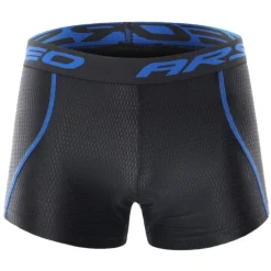 Arsuxeo Men's Cycling Under Shorts Cycling Padded Shorts Bike Underwear Shorts 5D Padded Gel Bottoms Quick Dry Sports Winter Black Red Black Yellow Mountain Bike MTB Clothing