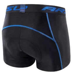 Arsuxeo Men's Cycling Under Shorts Cycling Padded Shorts Bike Underwear Shorts 5D Padded Gel Bottoms Quick Dry Sports Winter Black Red Black Yellow Mountain Bike MTB Clothing