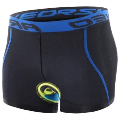 Arsuxeo Men's Cycling Under Shorts Cycling Padded Shorts Bike Underwear Shorts 5D Padded Gel Bottoms Quick Dry Sports Winter Black Red Black Yellow Mountain Bike MTB Clothing