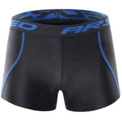 Arsuxeo Men's Cycling Under Shorts Cycling Padded Shorts Bike Underwear Shorts 5D Padded Gel Bottoms Quick Dry Sports Winter Black Red Black Yellow Mountain Bike MTB Clothing