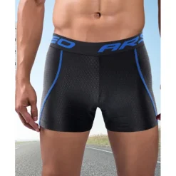 Arsuxeo Men's Cycling Under Shorts Cycling Padded Shorts Bike Underwear Shorts 5D Padded Gel Bottoms Quick Dry Sports Winter Black Red Black Yellow Mountain Bike MTB Clothing