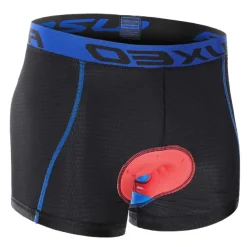 Arsuxeo Men's Cycling Under Shorts Cycling Padded Shorts Bike Underwear Shorts 5D Padded Gel Bottoms Quick Dry Sports Winter Black Red Black Yellow Mountain Bike MTB Clothing