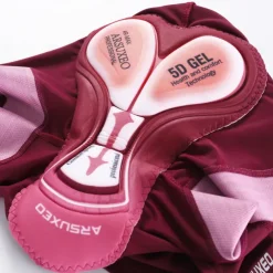 Arsuxeo Women's Cycling Skort Skirt Cycling Padded Shorts Bike Skirt Padded Shorts / Chamois Form Fit Mountain Bike MTB Road Bike Cycling Sports 3D Pad Cycling Wicking Comfortable Burgundy Dark Blue