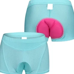 Arsuxeo Women's Cycling Under Shorts Cycling Padded Shorts Bike Underwear Shorts Padded Shorts Chamois Bottoms Sports Spandex Purple Fuchsia Blue Mountain Bike MTB Road Bike Cycling Clothing