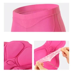 Arsuxeo Women's Cycling Under Shorts Cycling Padded Shorts Bike Underwear Shorts Padded Shorts Chamois Bottoms Sports Spandex Purple Fuchsia Blue Mountain Bike MTB Road Bike Cycling Clothing