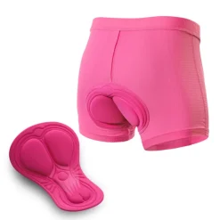 Arsuxeo Women's Cycling Under Shorts Cycling Padded Shorts Bike Underwear Shorts Padded Shorts Chamois Bottoms Sports Spandex Purple Fuchsia Blue Mountain Bike MTB Road Bike Cycling Clothing