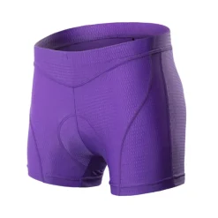 Arsuxeo Women's Cycling Under Shorts Cycling Padded Shorts Bike Underwear Shorts Padded Shorts Chamois Bottoms Sports Spandex Purple Fuchsia Blue Mountain Bike MTB Road Bike Cycling Clothing