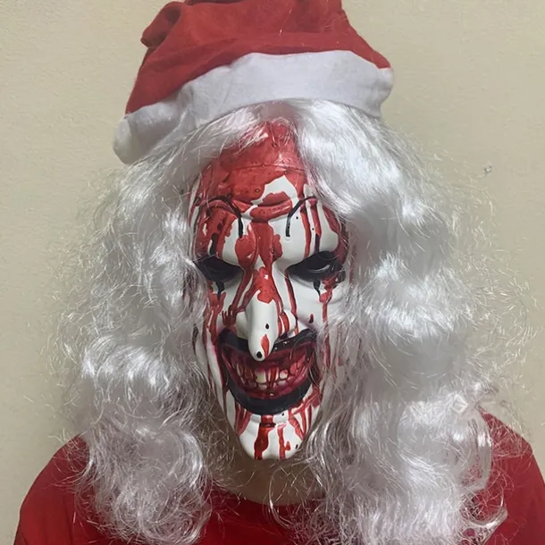 Art the Clown Halloween Mask Full Head Terrifier Scary Costume Adults' Unisex Halloween Carnival Performance Party Easy Halloween Costumes Dress Up