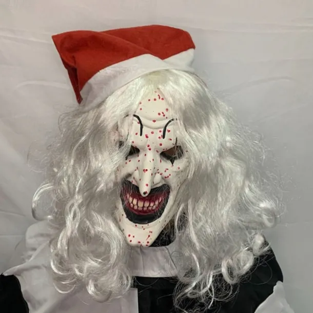 Art the Clown Halloween Mask Full Head Terrifier Scary Costume Adults' Unisex Halloween Carnival Performance Party Easy Halloween Costumes Dress Up