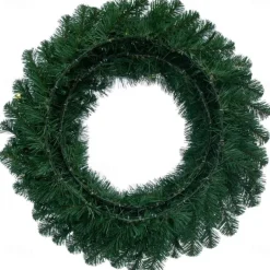Artificial Christmas Wreath for Front Door, Window or Mantel, Green Fir with White Lights Indoor/Outdoor Holiday Decor