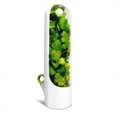 Asparagus and Vanilla Crisper Container Eco-friendly Vegetable Crisper Cup Anti-crush Vegetable Refrigerator Storage Box
