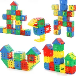 Assembling Block Building Blocks For Children's Houses Assembling Building Blocks For Children's Early Childhood Education For Men And Women Enlightenment Building Blocks