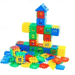 Assembling Block Building Blocks For Children's Houses Assembling Building Blocks For Children's Early Childhood Education For Men And Women Enlightenment Building Blocks
