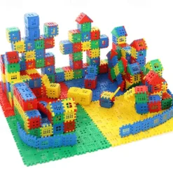 Assembling Block Building Blocks For Children's Houses Assembling Building Blocks For Children's Early Childhood Education For Men And Women Enlightenment Building Blocks