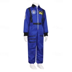 Astronaut Group Couple Costume Cosplay Costume Onesie Costume Jumpsuits Orange For Kings Day Halloween Carnival Adults Kids Unisex